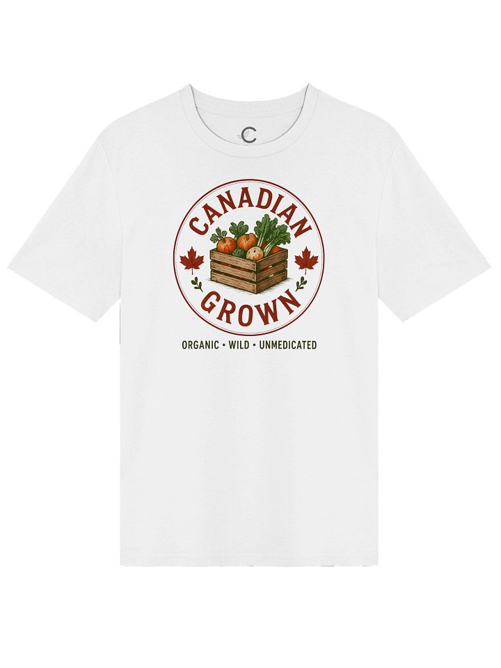 Canada Day: "Canadian Grown" Organic T-Shirt product image (2)