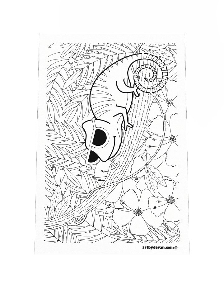 Color Your Own Art: Mr. Chill product image (1)