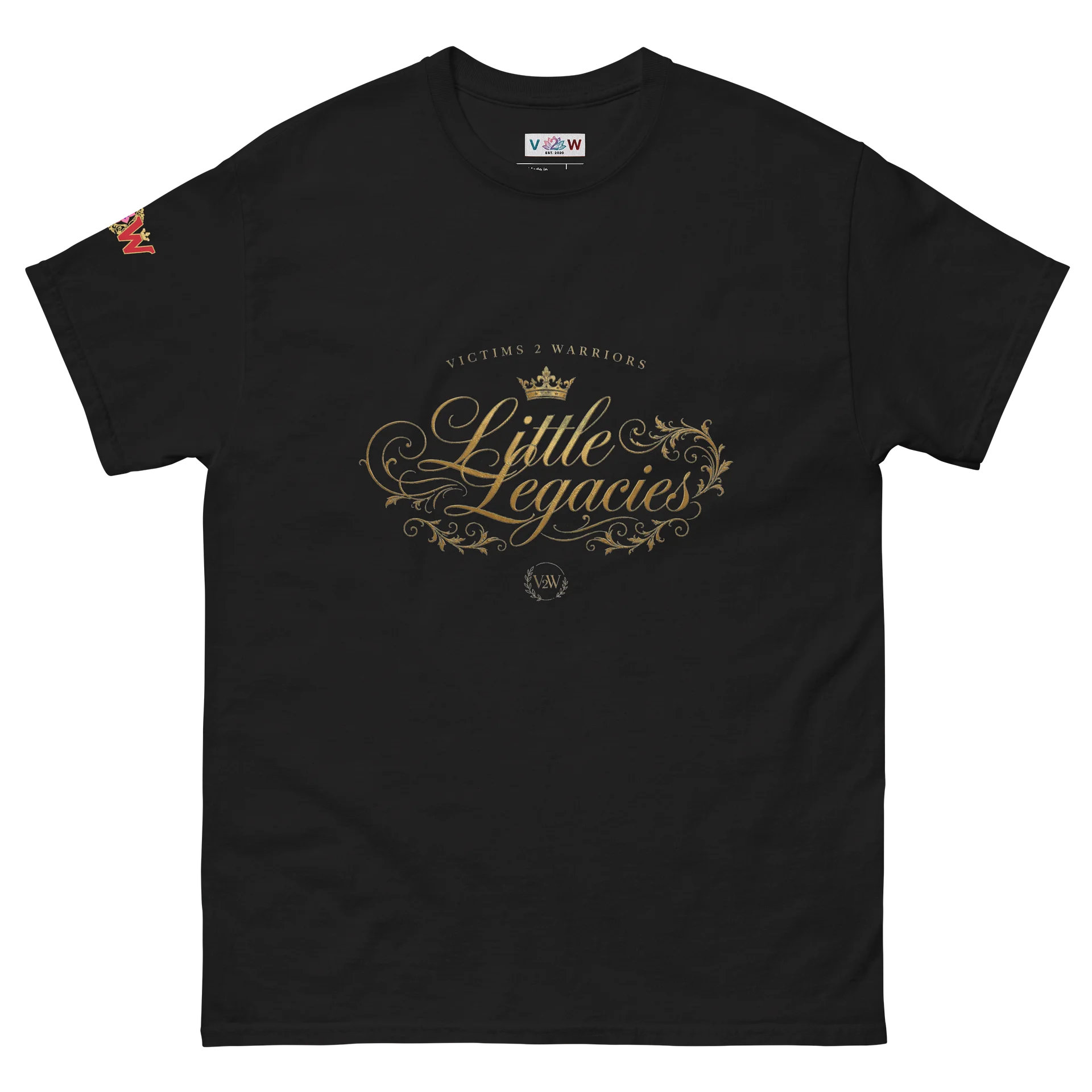 V2W -LITTLE LEGACIES- “ We help each other stand” Signature Tee product image (2)
