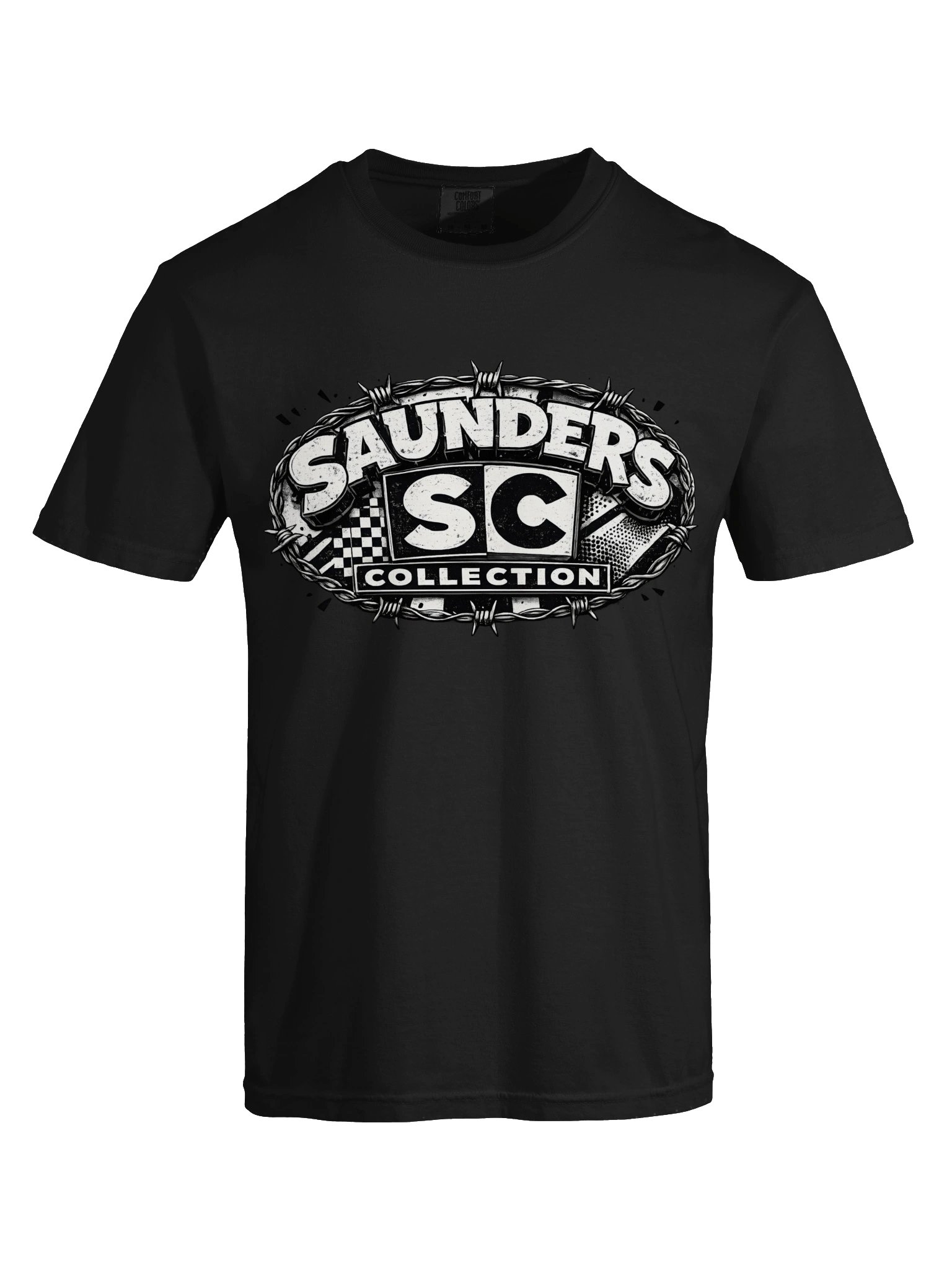 Saunders SC Barbed Wire Logo Tee product image (61)
