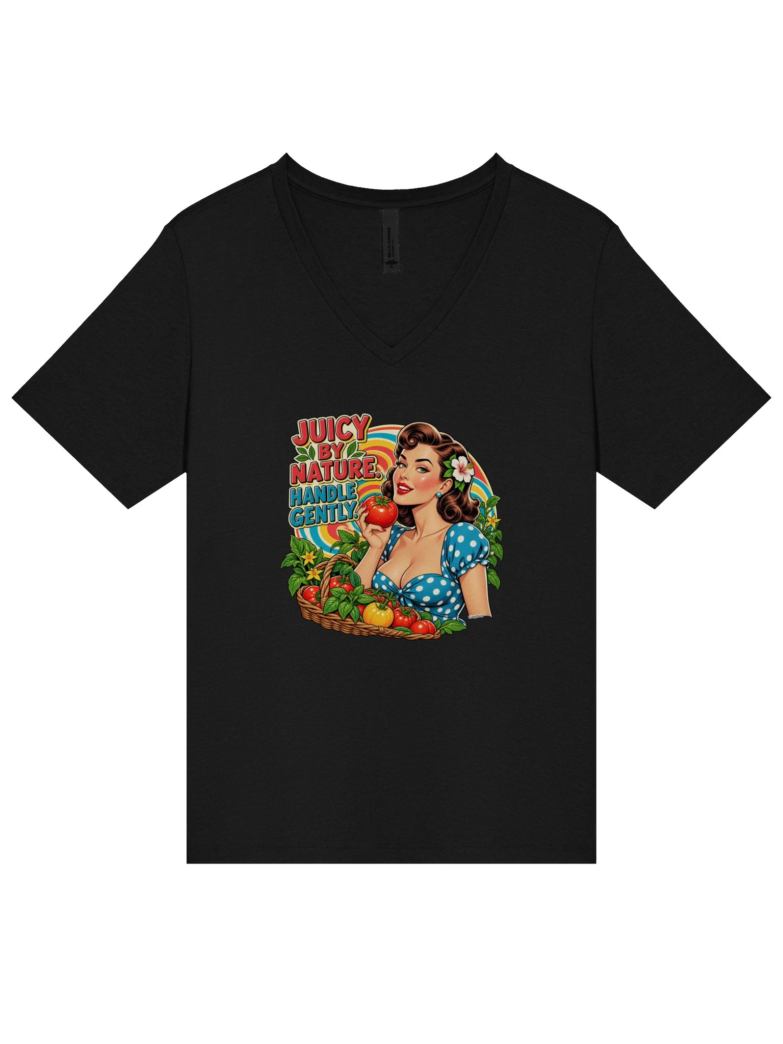 Juicy by Nature Pin-Up V-Neck Tee product image (13)