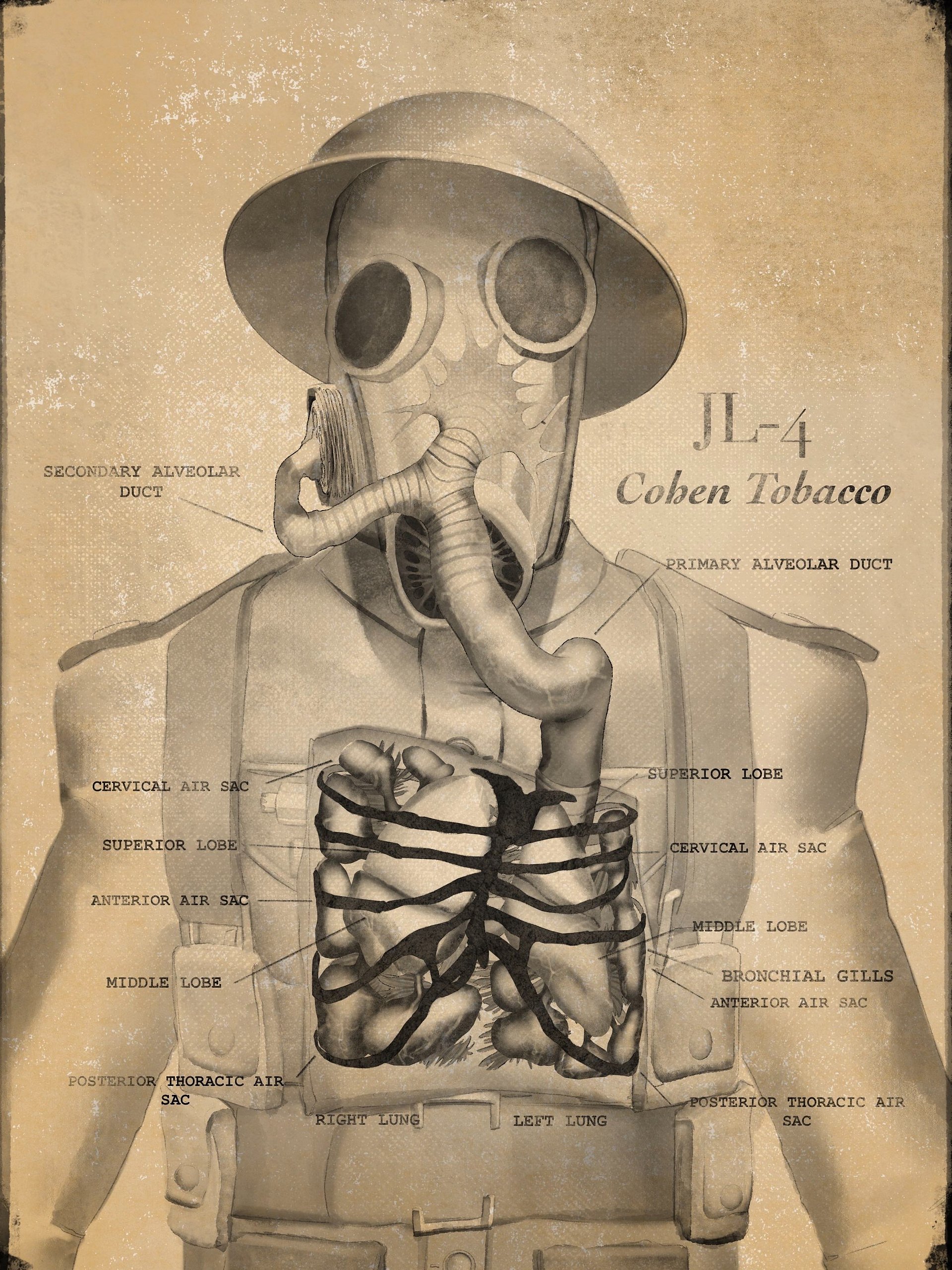 ERSATZ 'Lotus' Print A3 product image (1)