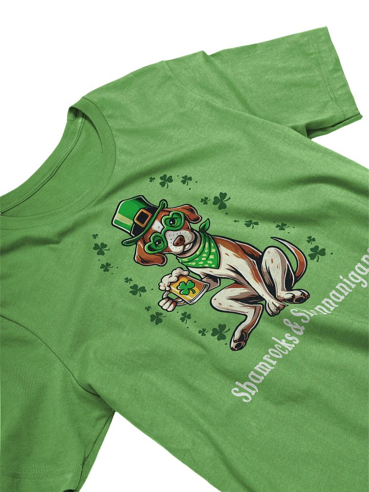 Brittany Spaniel St. Patrick's Day T-Shirt product image (2)