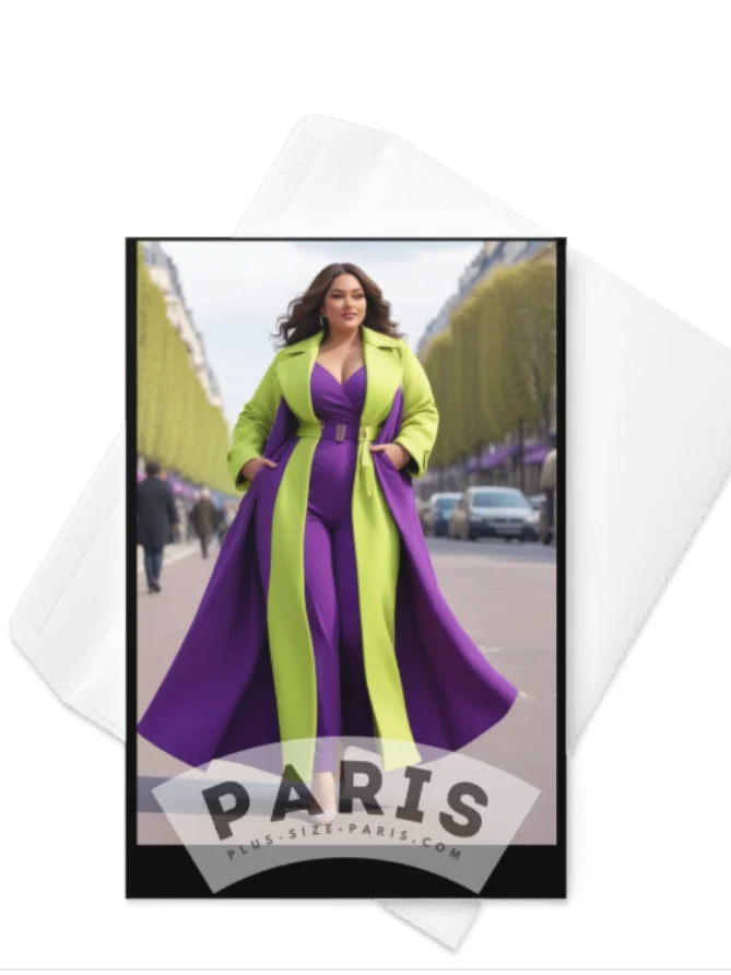 Greeting Card 002 Plus Size Paris product image (1)
