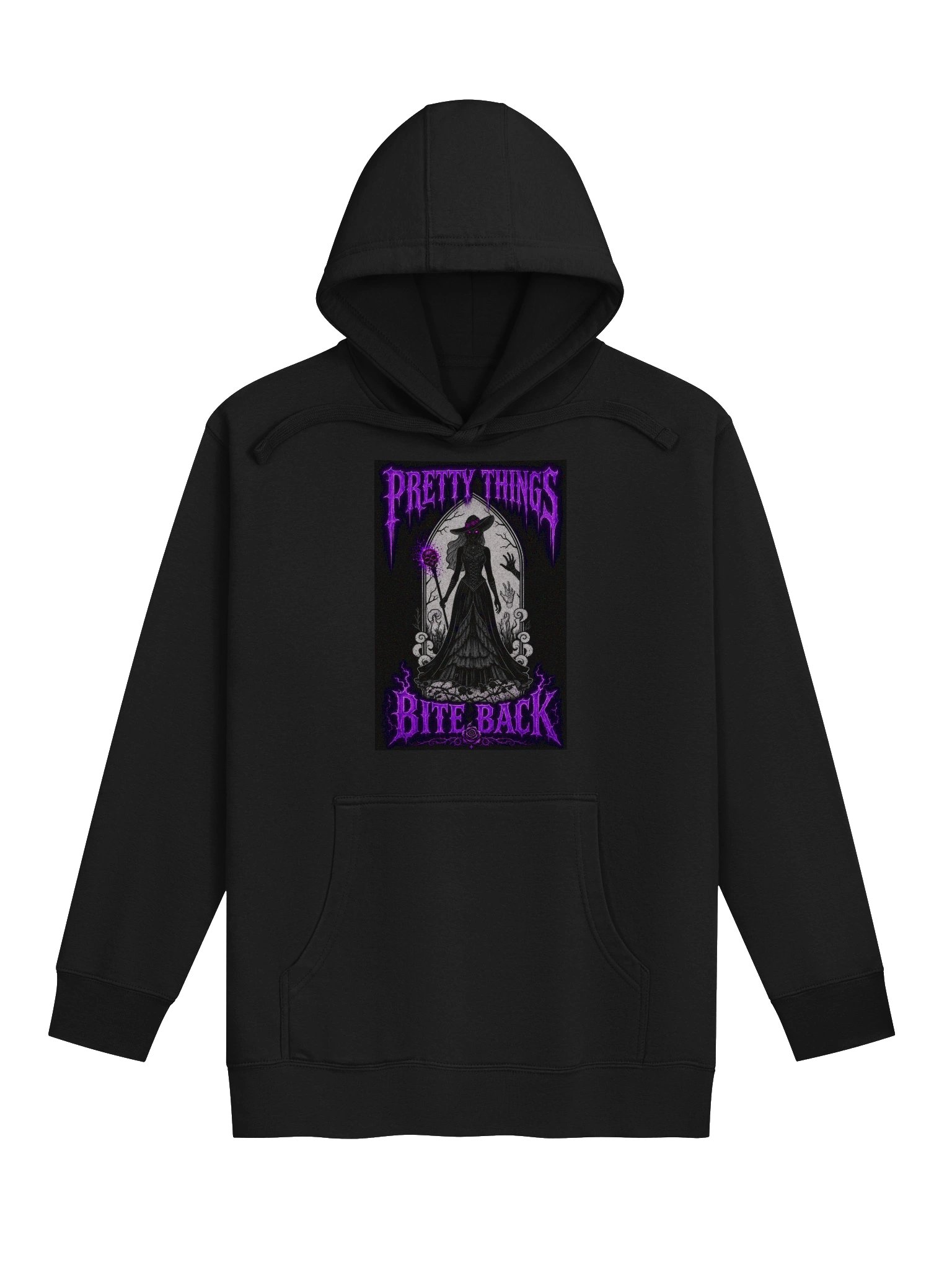 PRETTY THINGS BITE BACK — Gothic Witch Hoodie product image (1)