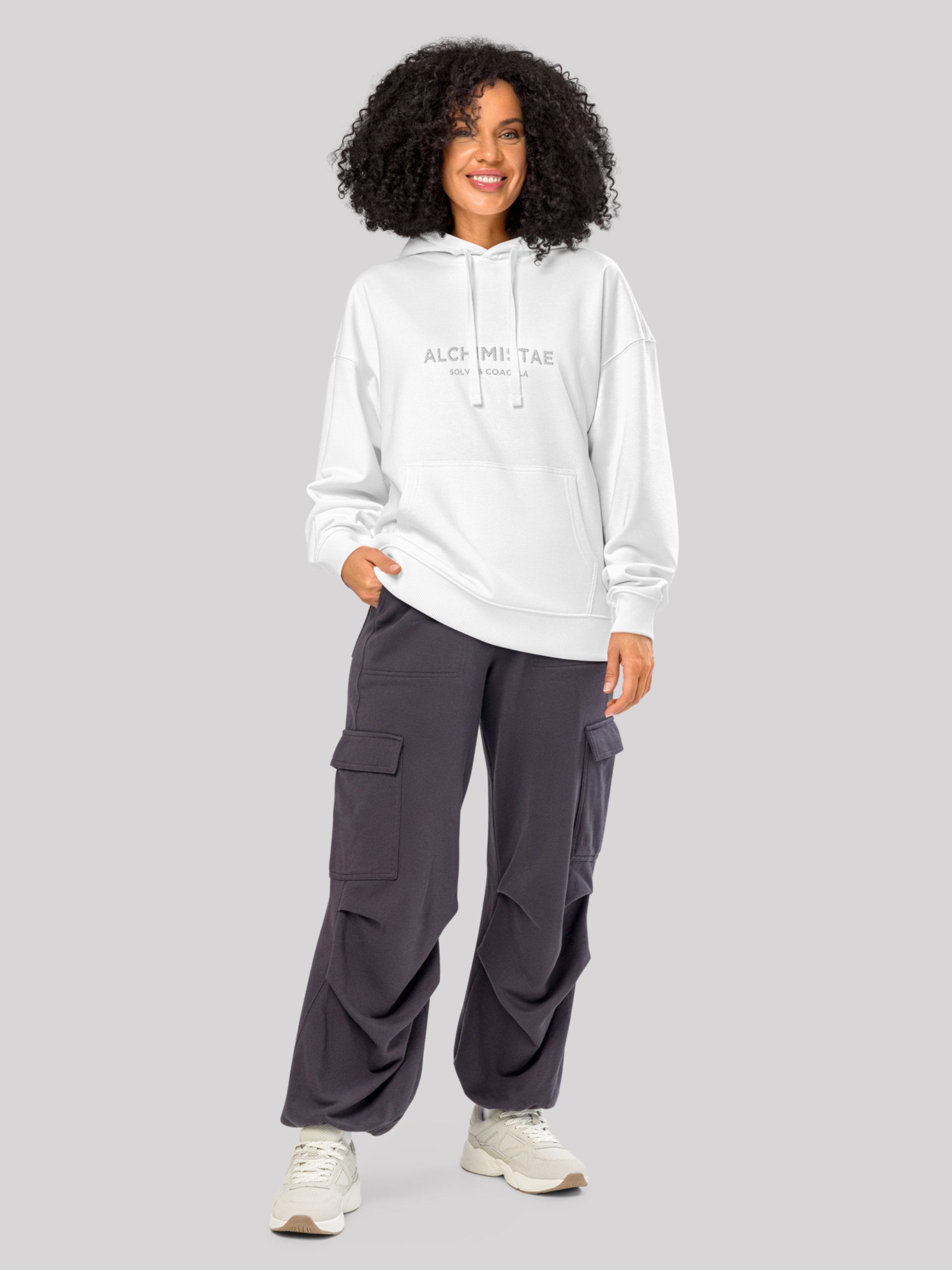 Hoodie Unisexe Oversize Coton Bio Poids Lourd - ALCHIMISTAE product image (2)