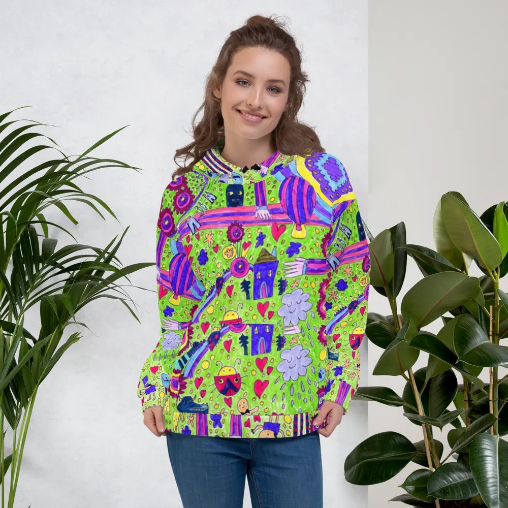 Abstract Doodle Life Unisex Hoodie product image (1)