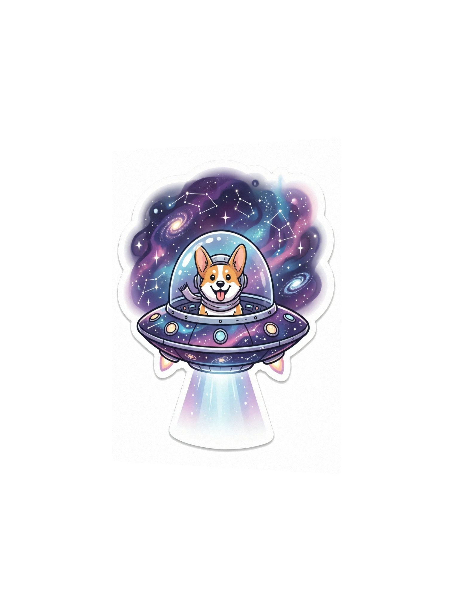 UFO Corgi Poster product image (6)
