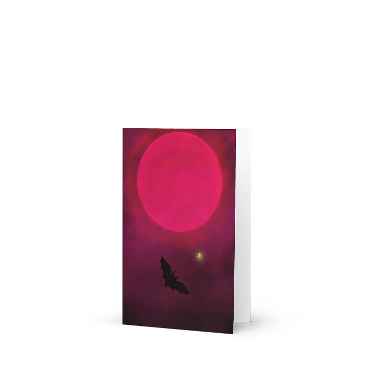 Midnight Bat Greeting Card product image (1)