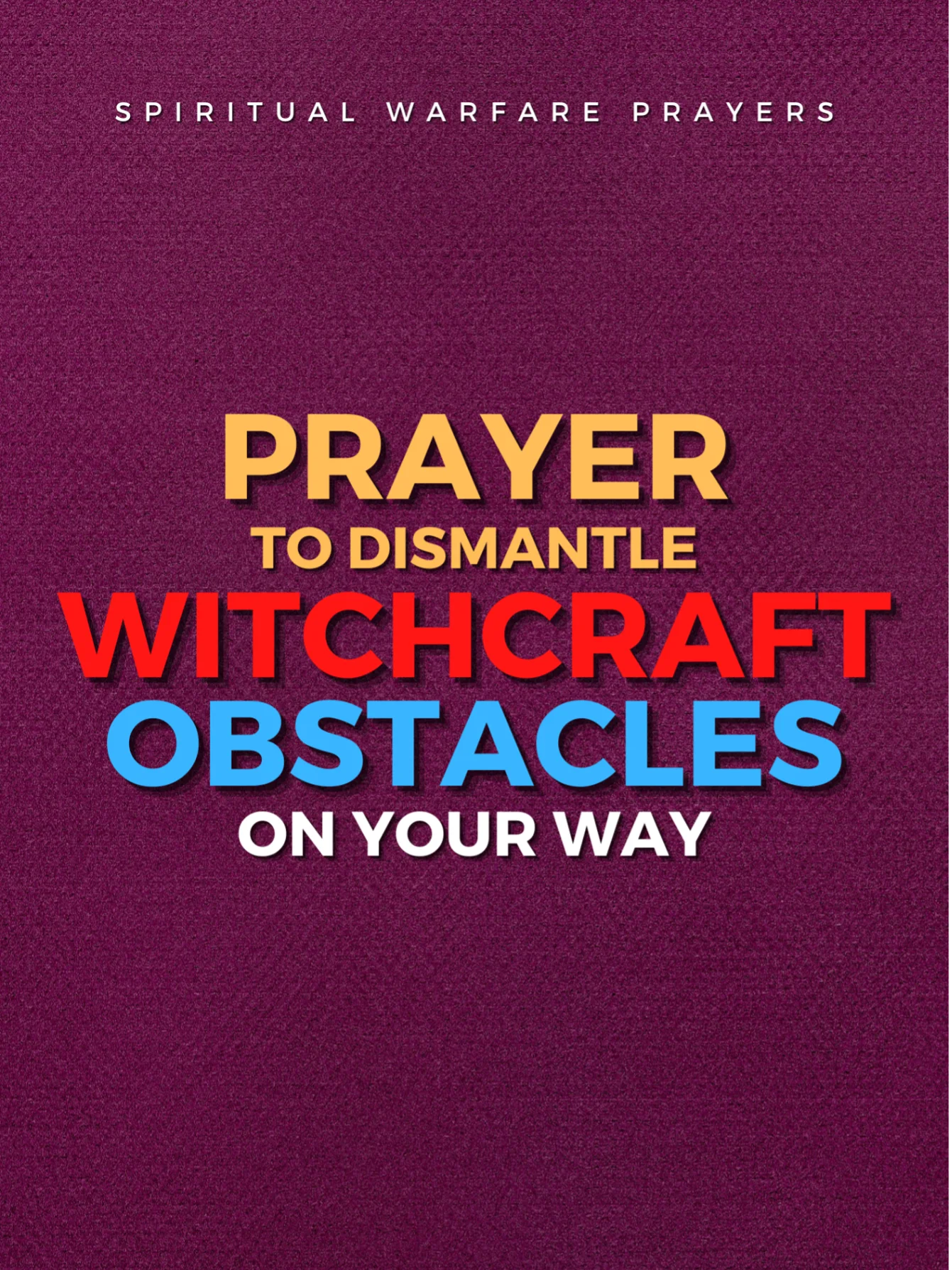 Prayer Against Witchcraft Obstacles product image (1)