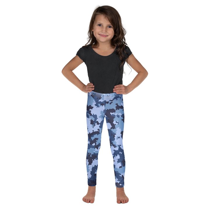 Kids Leggings-Blue Camo product image (1)