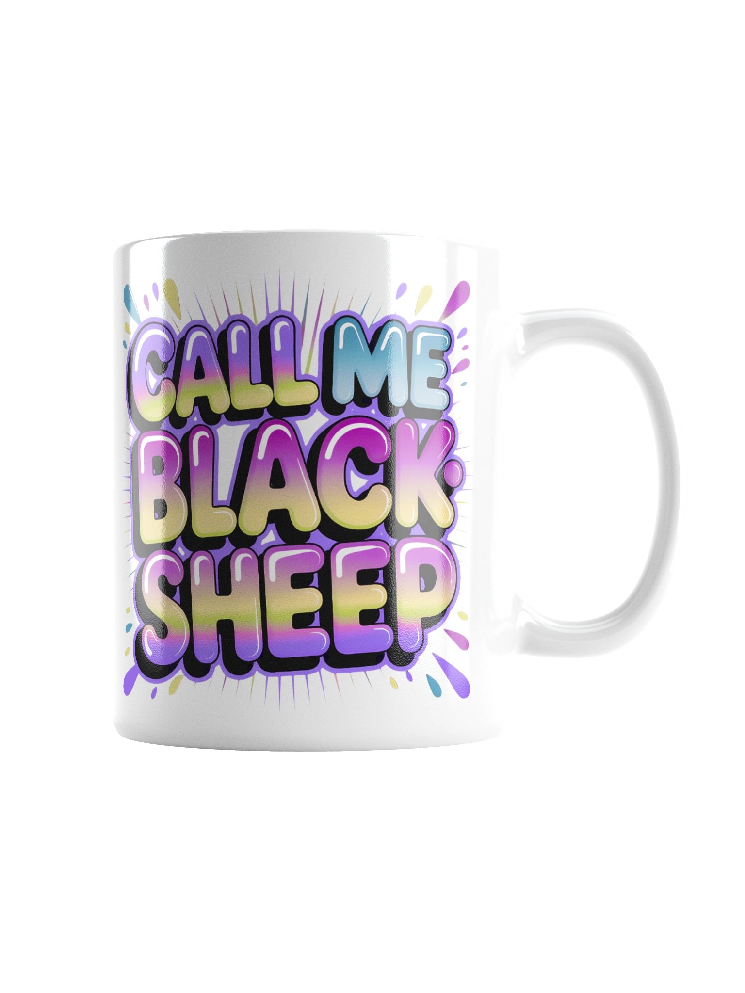 Dreamy CallMeBlackSheep White Glossy Mug product image (5)