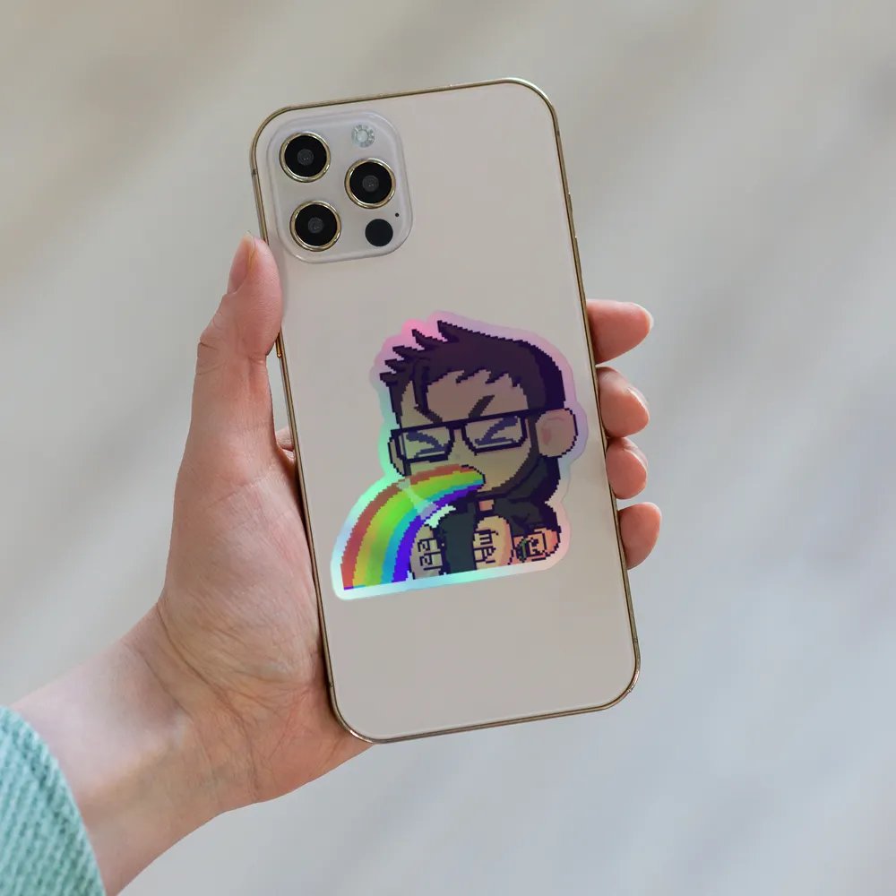 Rainbow Puke Sticker product image (8)