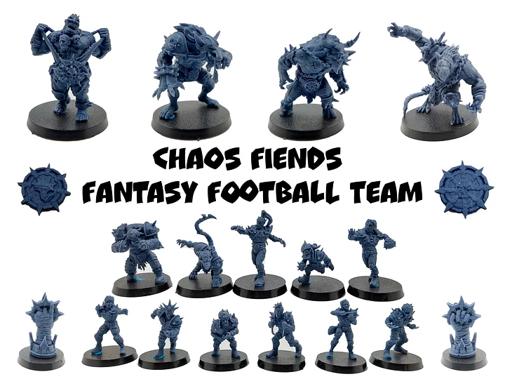 Chaos Fiend Fantasy Football Team - UGNI Miniatures product image (1)