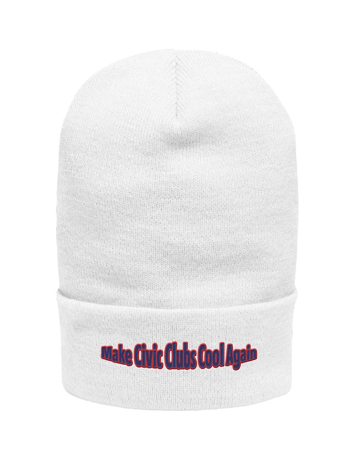 Make Civic Clubs Cool Again™ Black N' Cool Beanie product image (1)