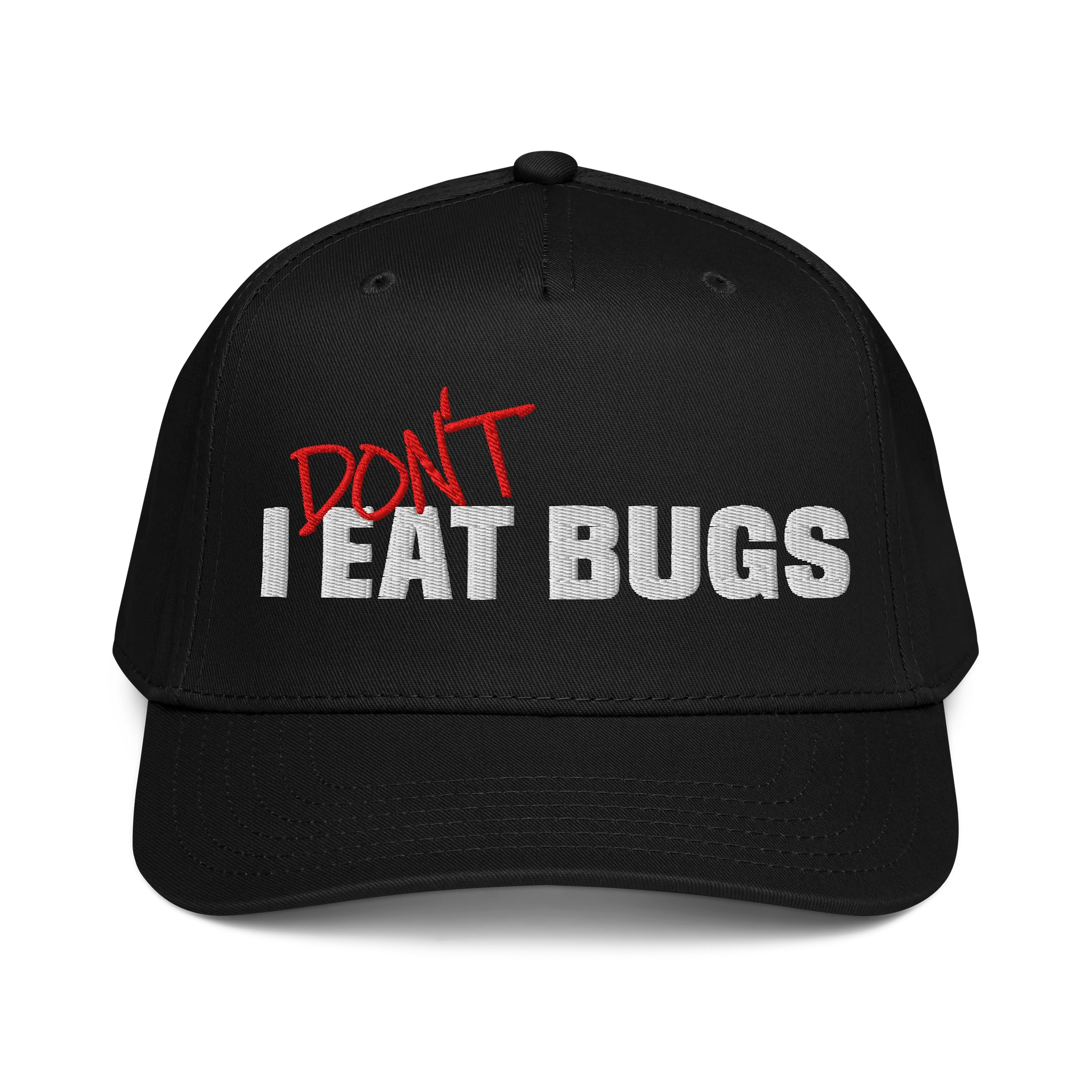 'I DON'T EAT BUGS' Embroidered Trucker Hat product image (1)