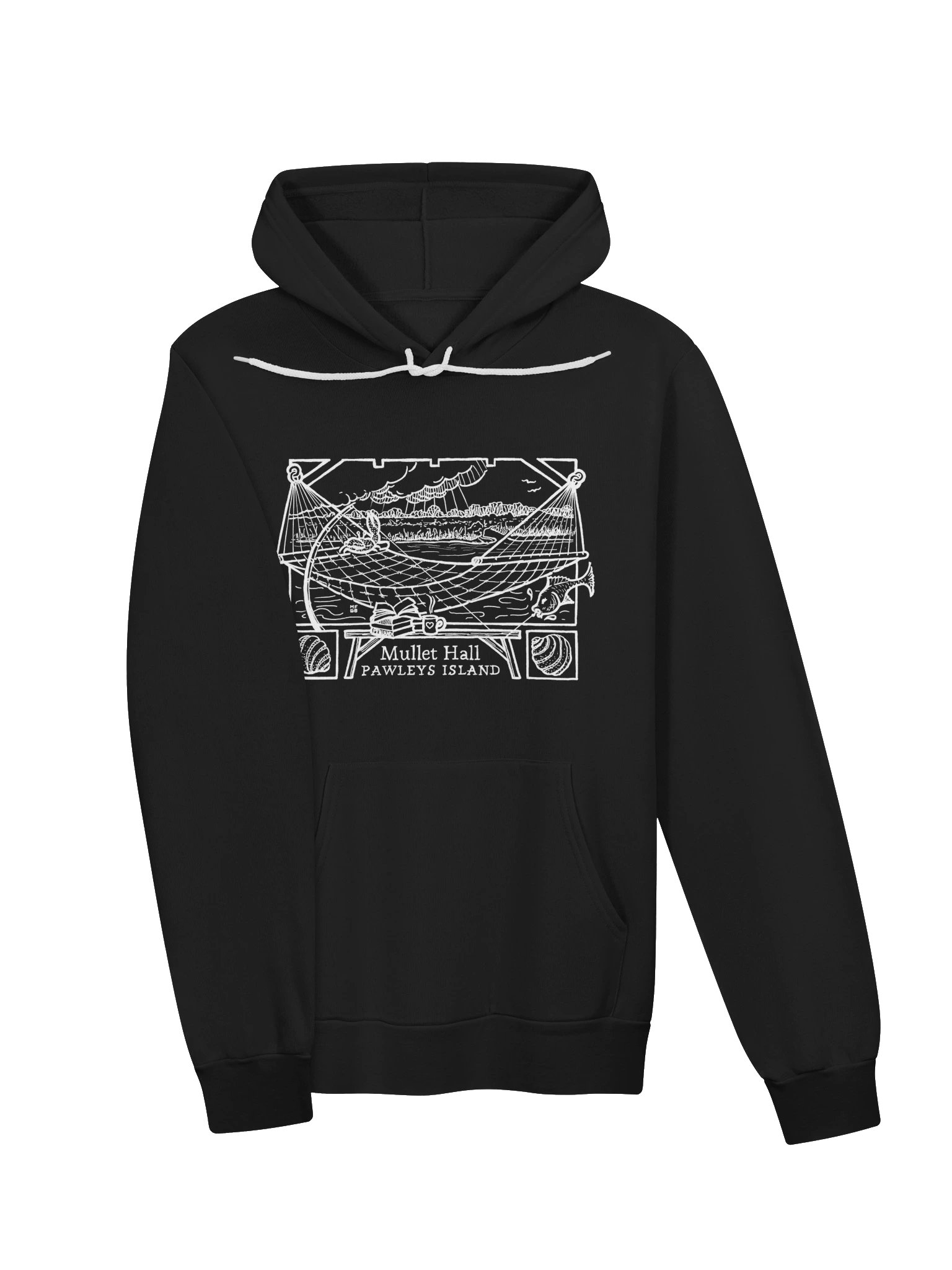 Mullet Hall Pawleys Island Supersoft Hoodie — Dark product image (9)