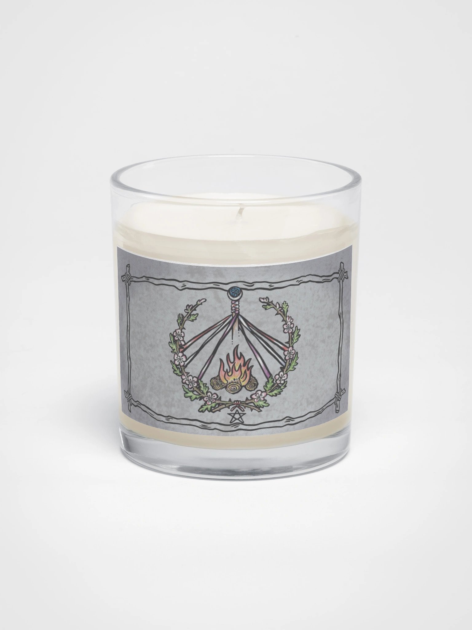 Beltane Unscented Soy Candle With Cotton Wick product image (2)