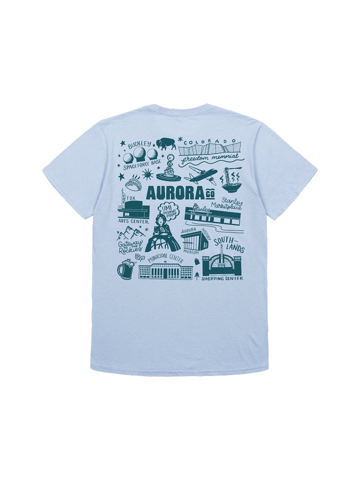 Aurora Landmarks T-Shirt product image (2)