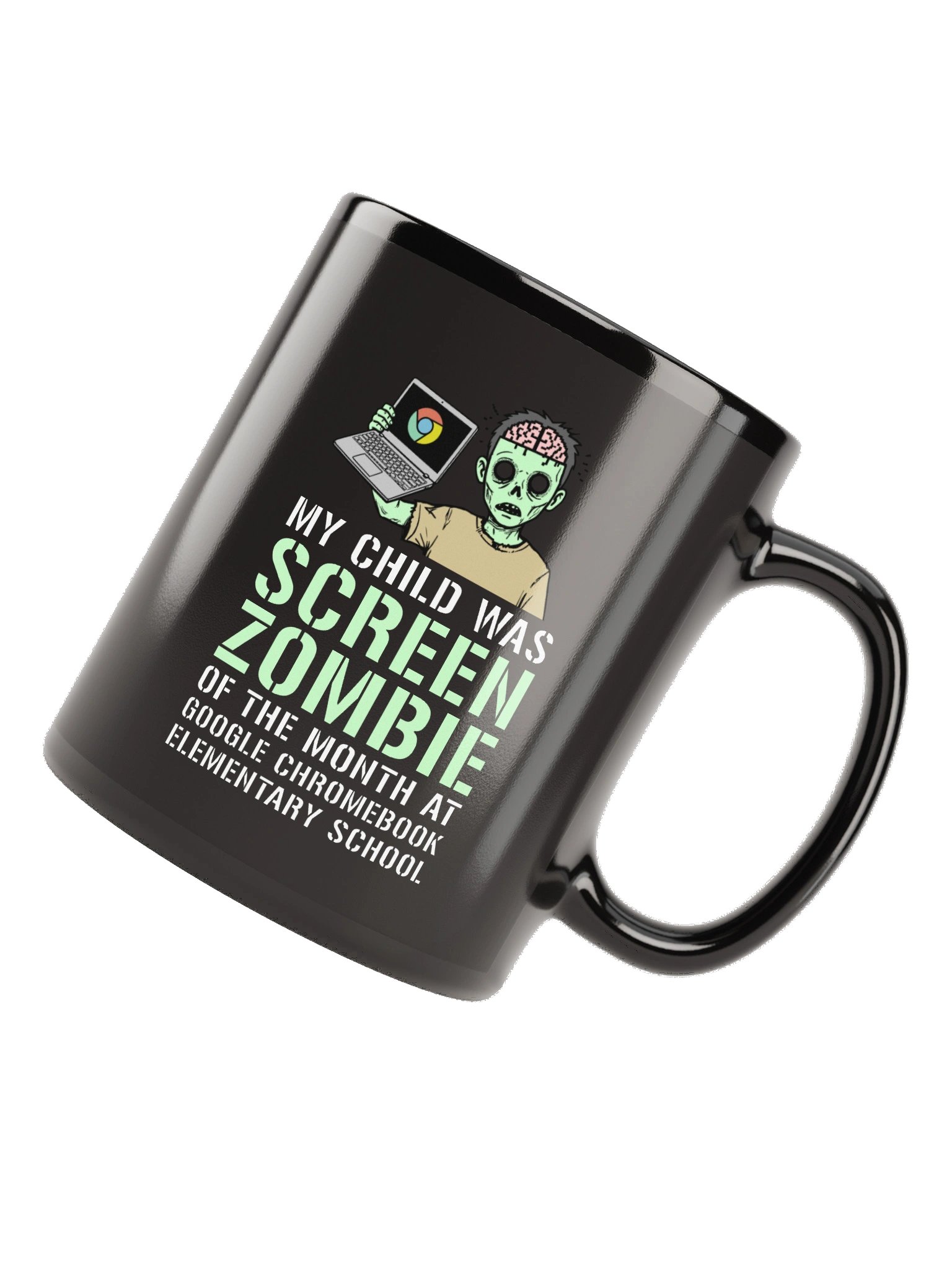 Chromebook Screen Zombie Black Mug product image (6)
