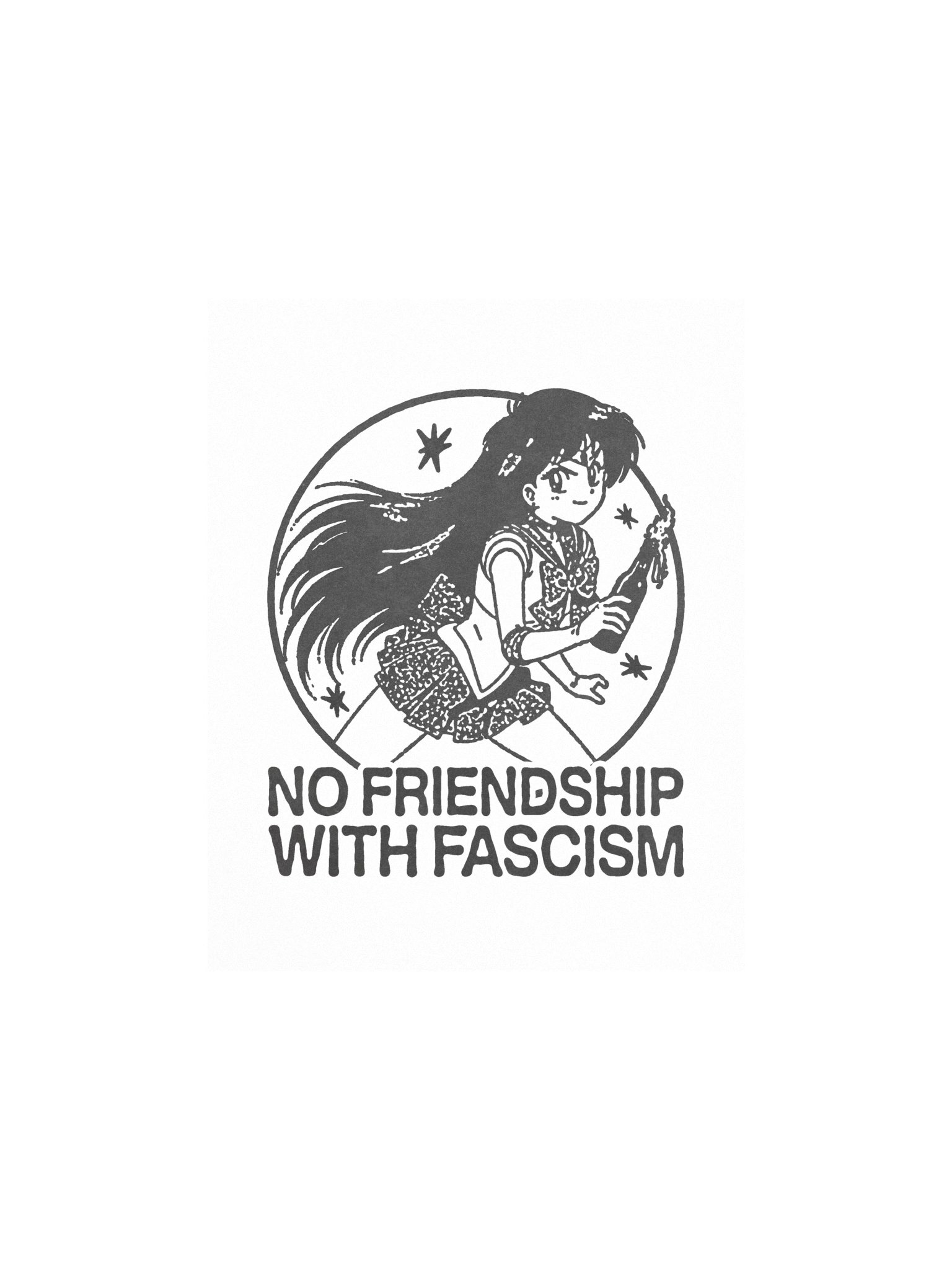 NO FRIENDS ! Art Print. product image (1)