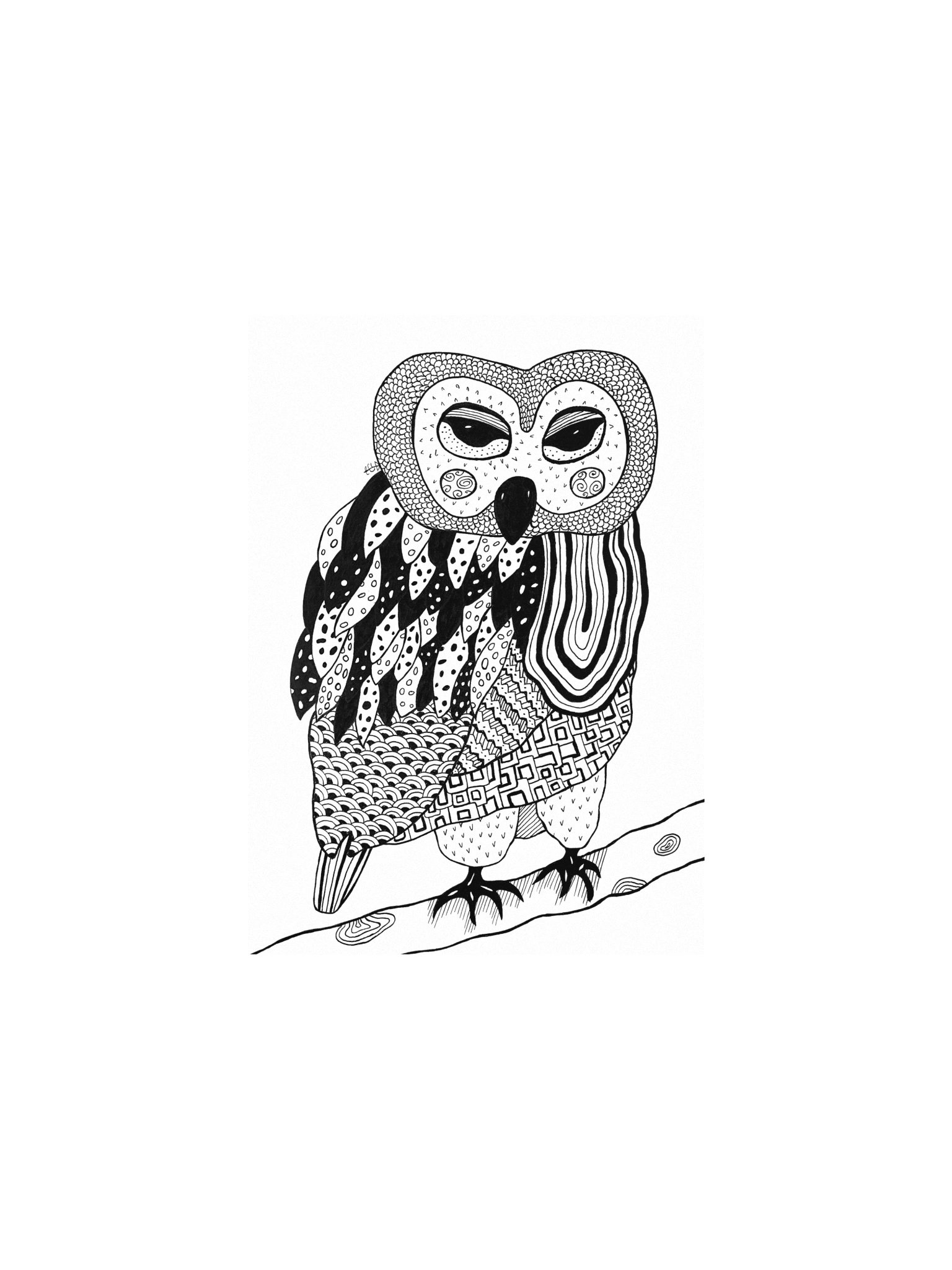 "Owl" Matte Poster product image (1)