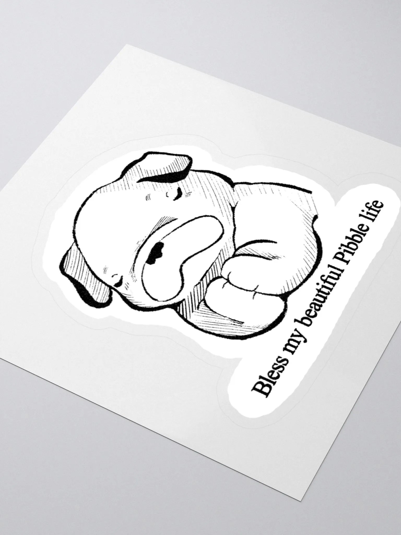BLESS MY BEAUTIFUL PIBBLE LIFE STICKER product image (3)