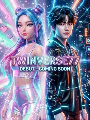 the twinverse awakens ✨ debut single dropping soon. are you ready? 🔗 link in bio #twinverse77 #kpopdebut #musicdrop #yunavibes7 #virtualidol #fypシ