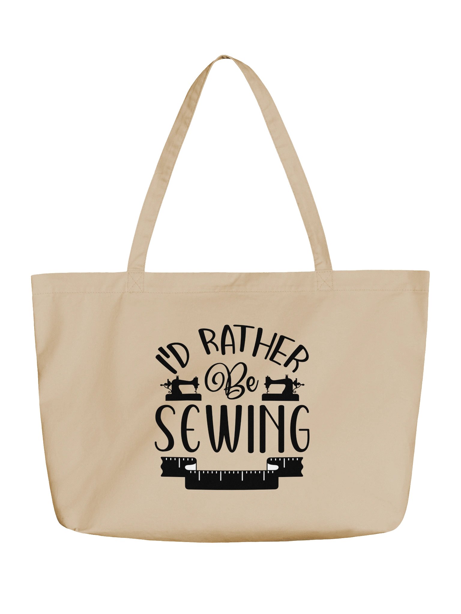 "I'd Rather Be Sewing" Tote Design product image (1)