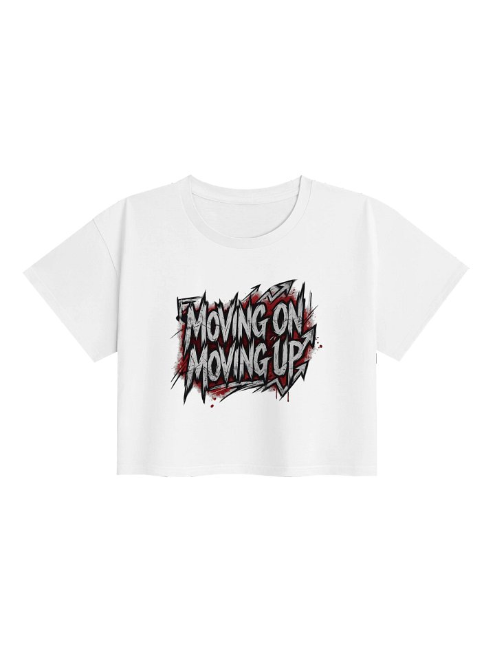 "Moving On Moving Up" AS Colour Women's Premium Crop Top product image (1)