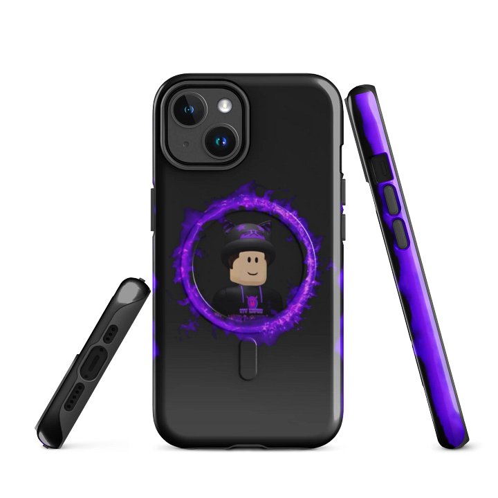 Purple Fire Phone Case product image (1)
