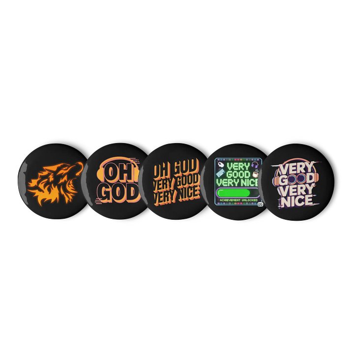 Wildfire Glow Pin Button Set product image (1)