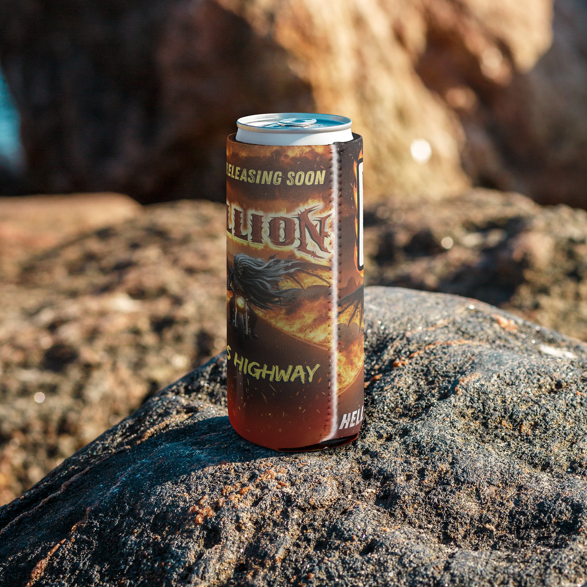 Hell's Highway Slim Can Cooler product image (7)
