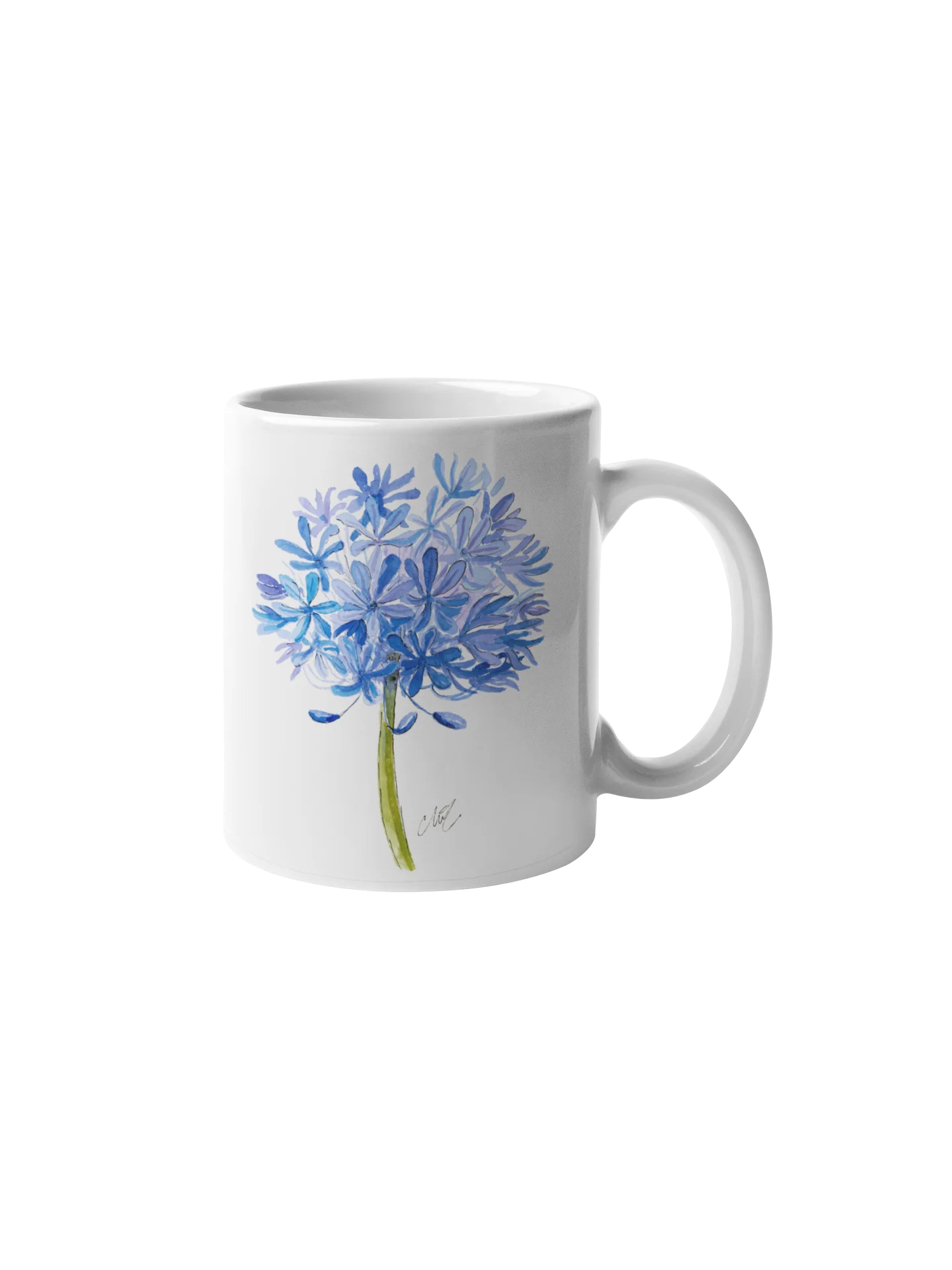 Blue Agapanthus Mug product image (20)