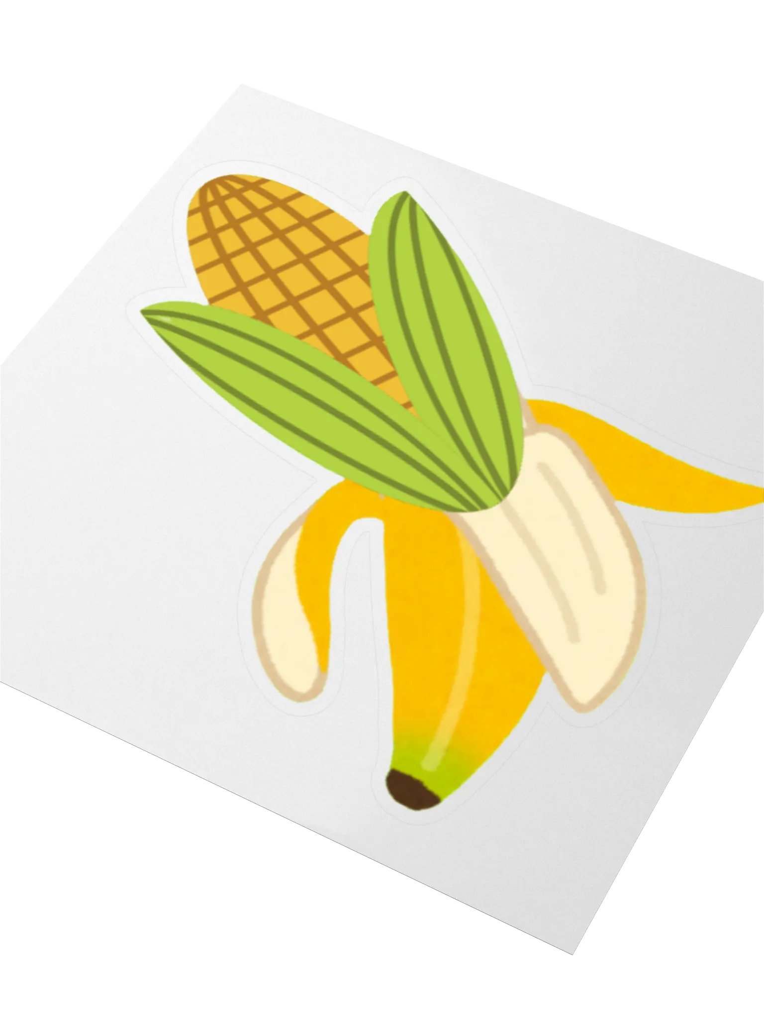 Banana Corn Sticker - Show Your Support with Style - Accessories product image (3)