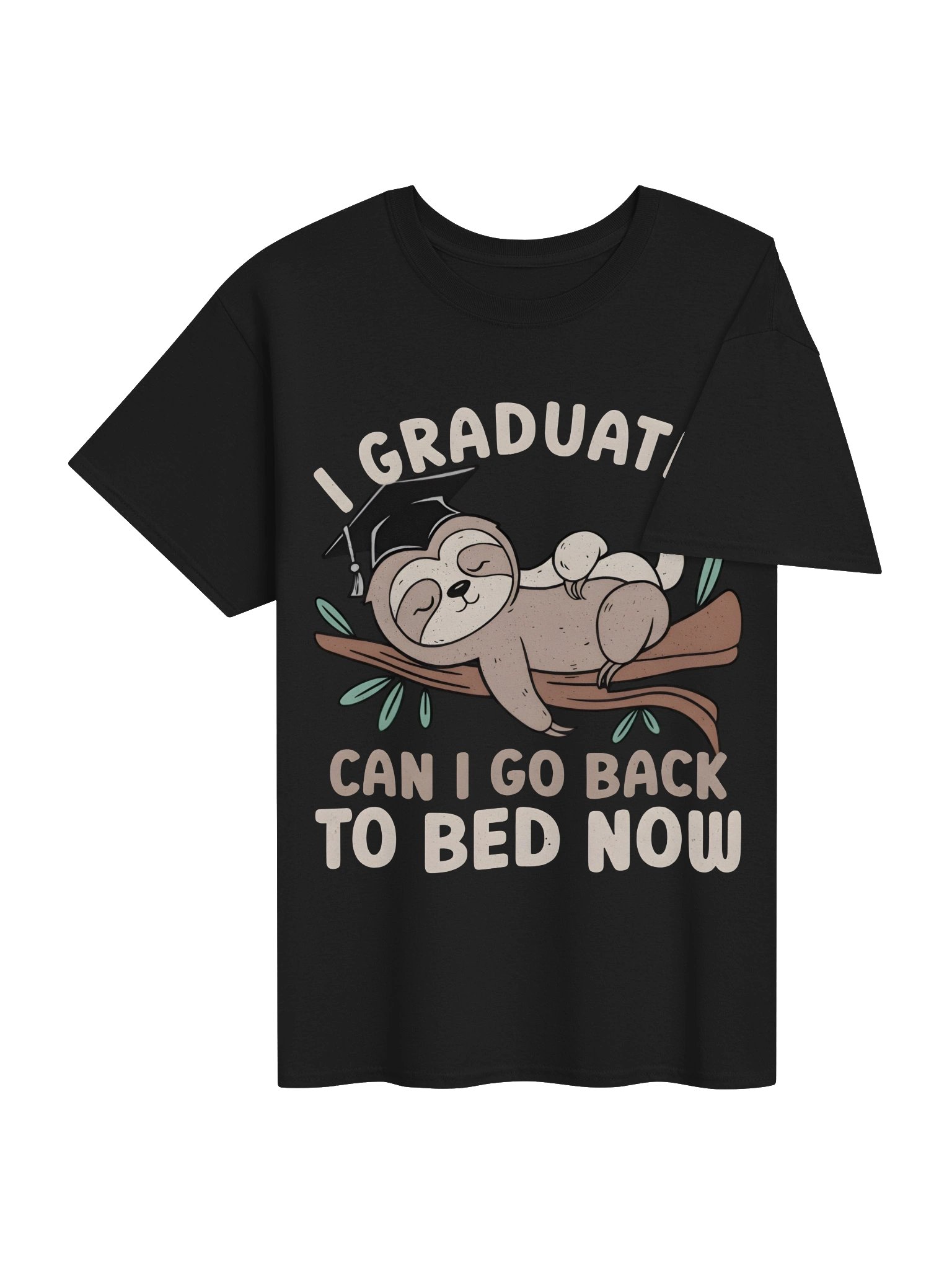 Graduation Sloth Sleep Mode Tee product image (4)