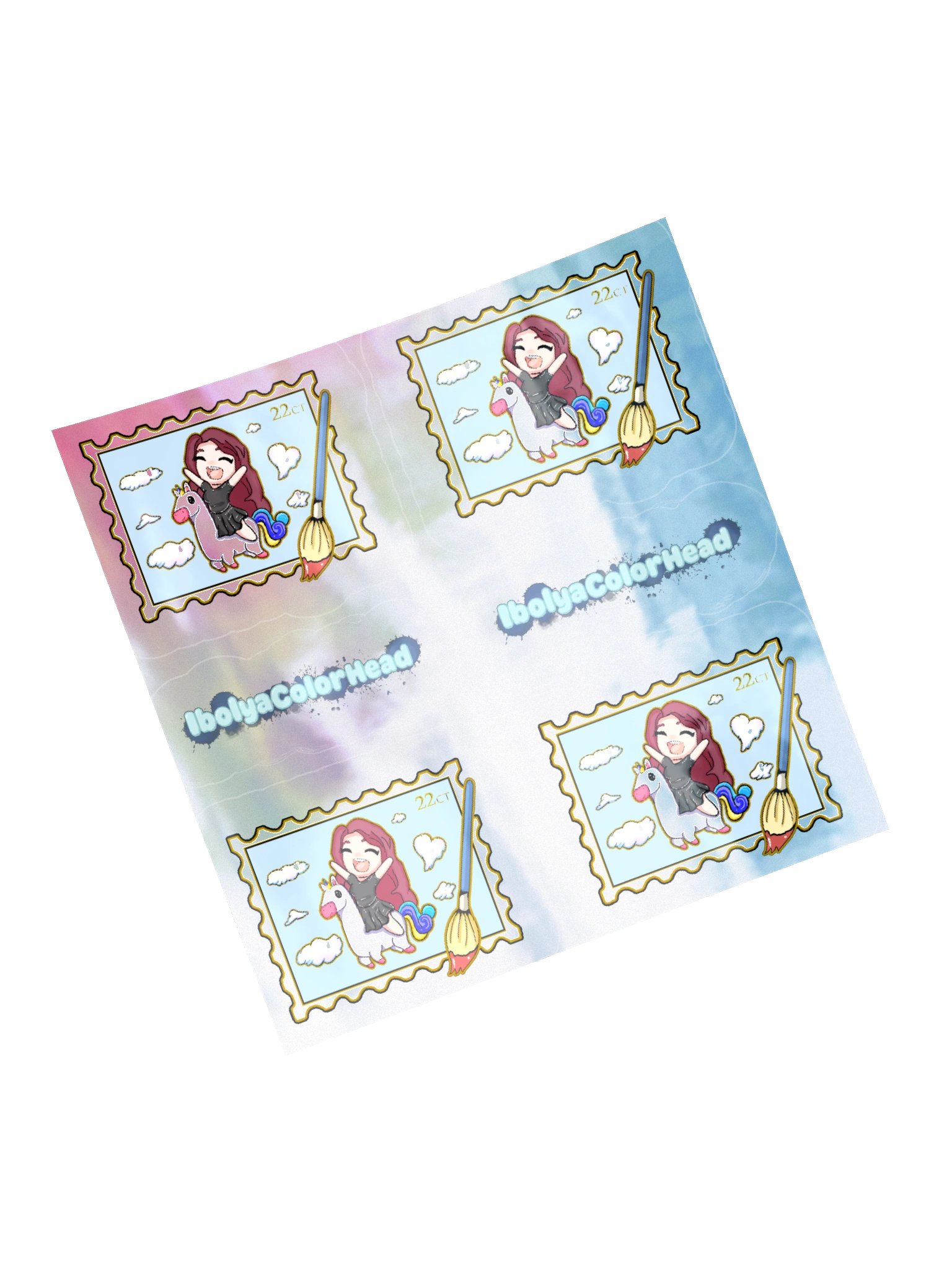 Stamp Holographic Sticker product image (5)