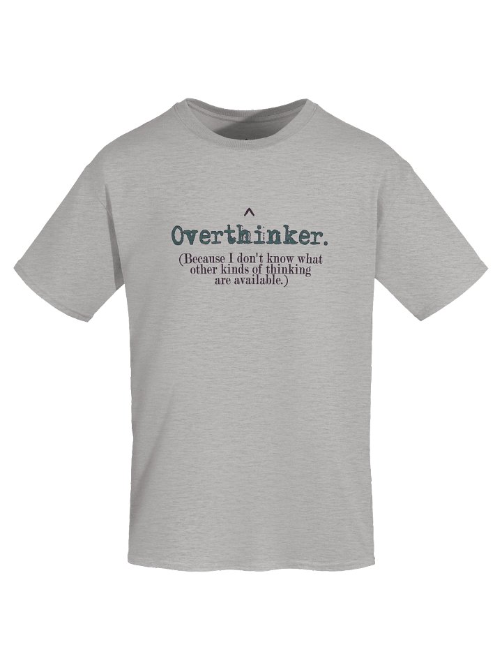 T-SHIRT - OVERTHINKER product image (1)