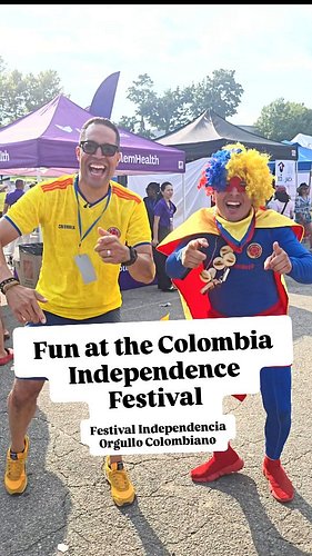 😎👍🏼 I was part of the fun at the festival...el Festival Independencia Orgullo Colombiano!! For this #flashbackfriday you're g...