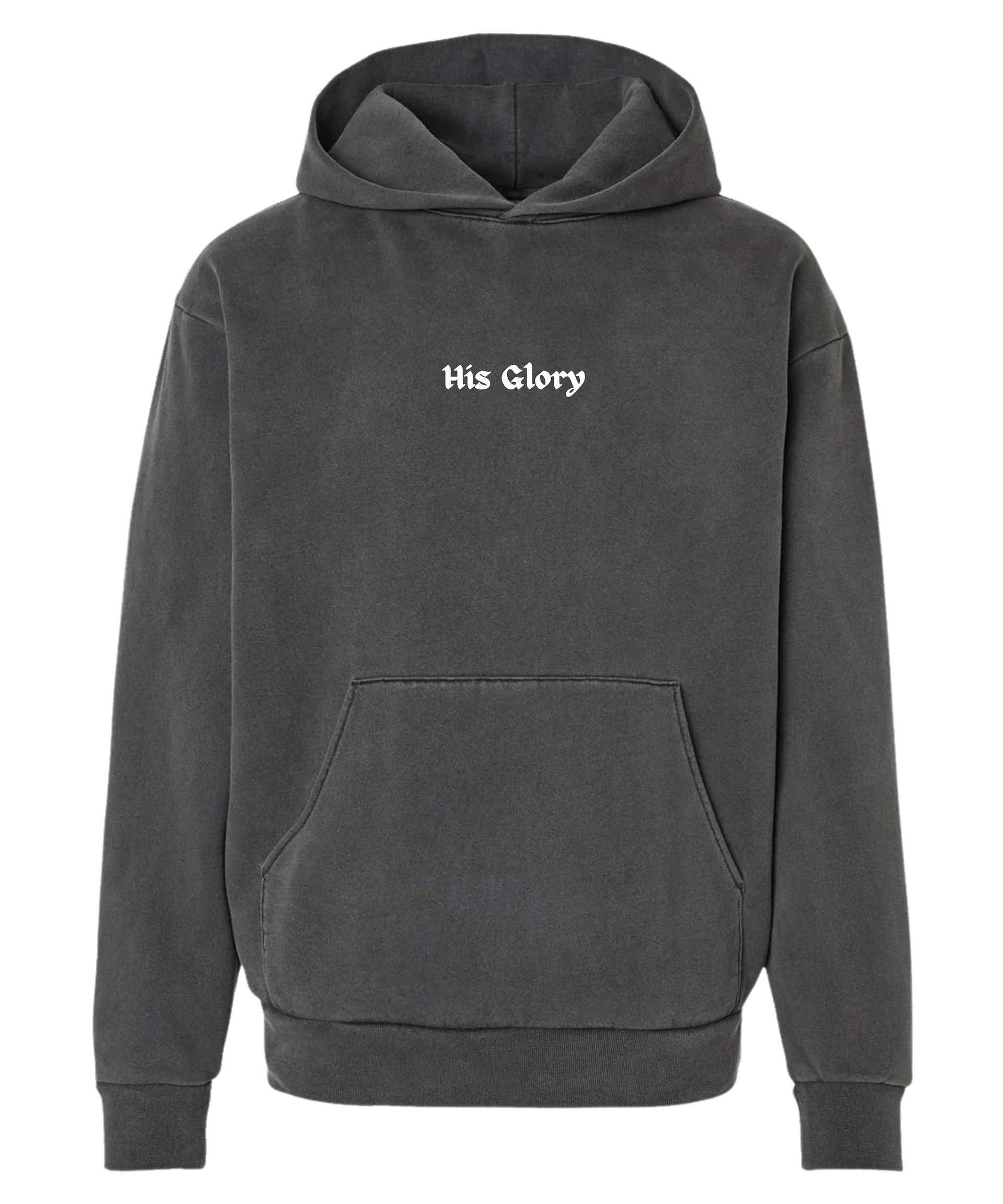 HIS GLORY HOODIE - CHARCOAL product image (1)