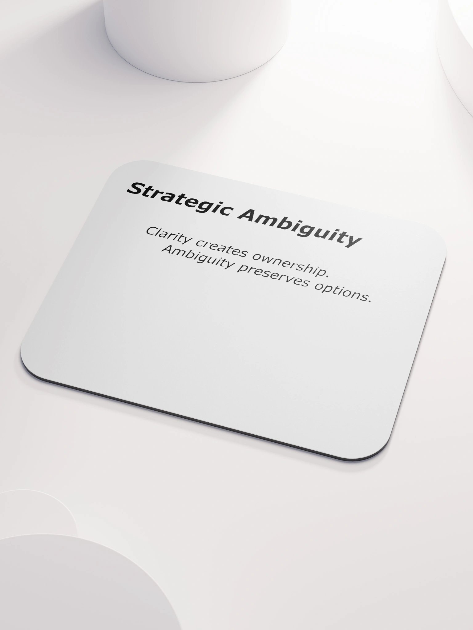 Strategic Ambiguity Mouse Pad product image (3)