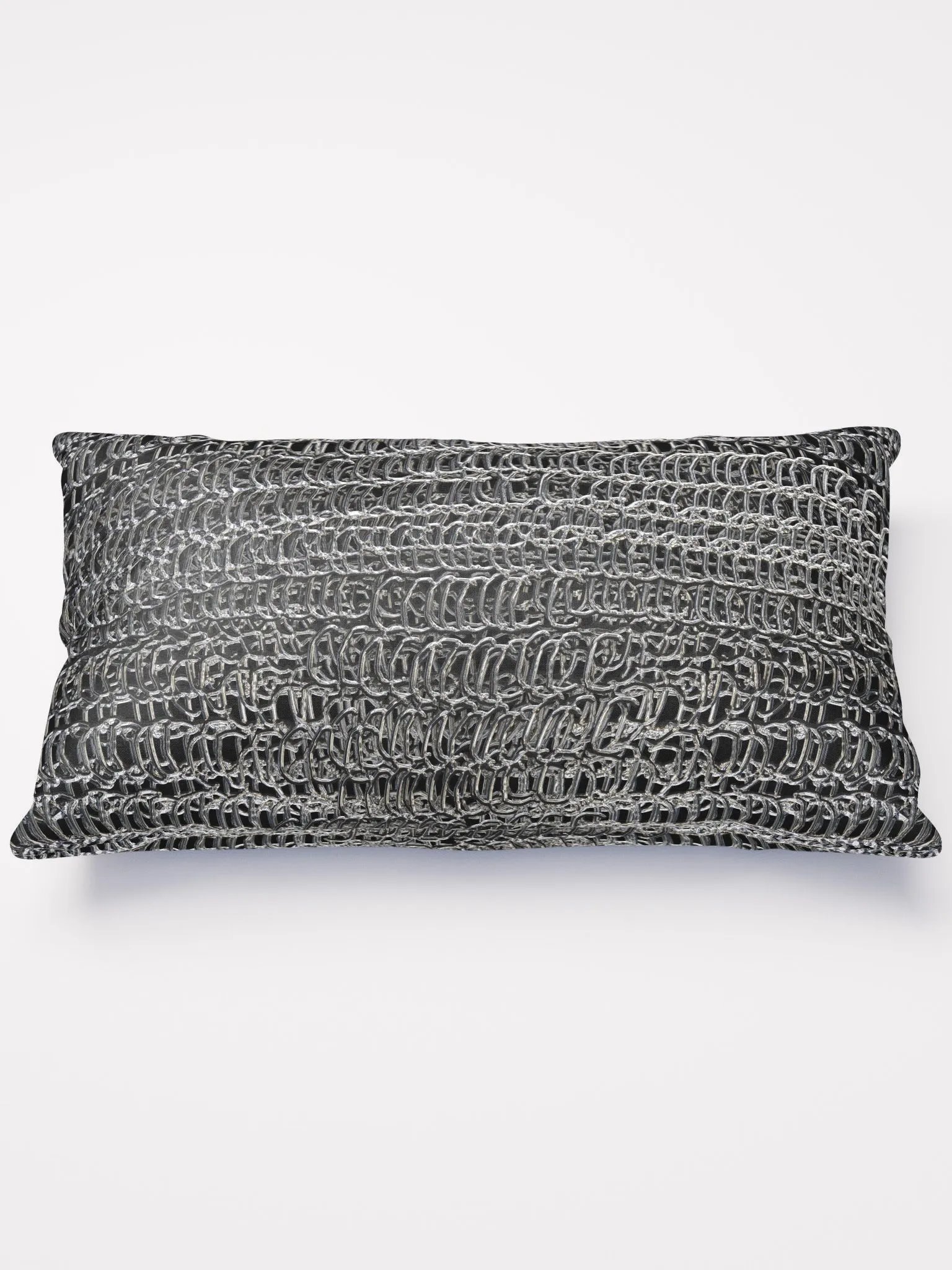 Chainmaille Throw Pillow product image (3)