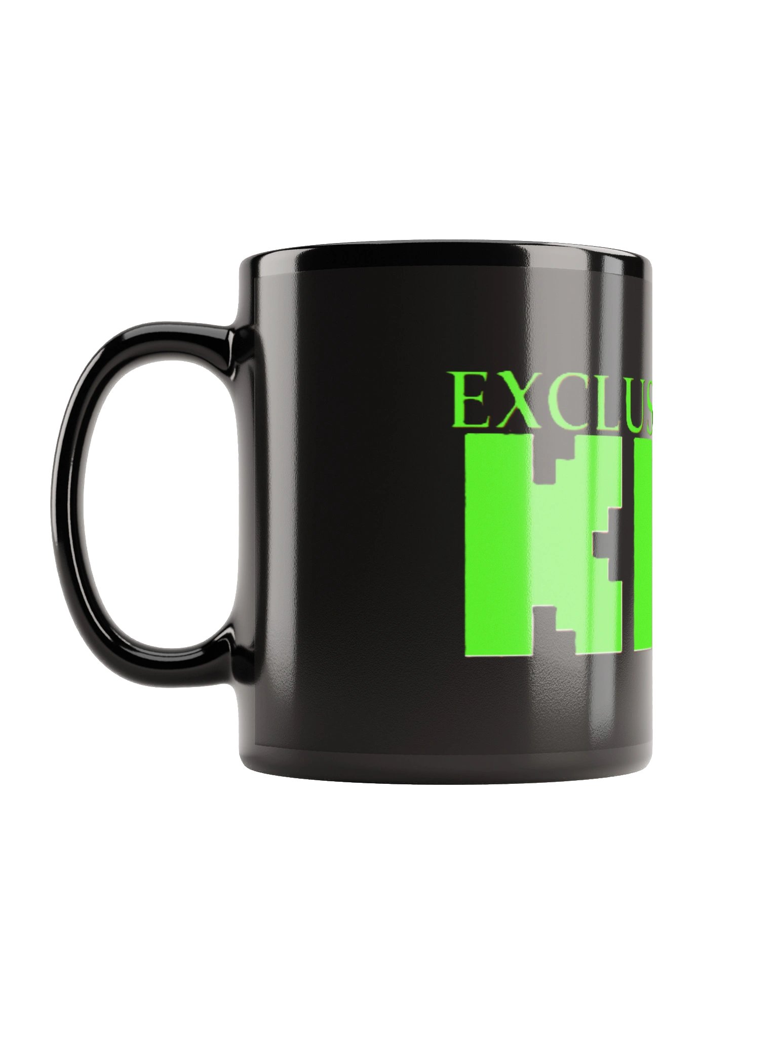 EXCLUSIVELY ON KICK Black Glossy Mug product image (12)