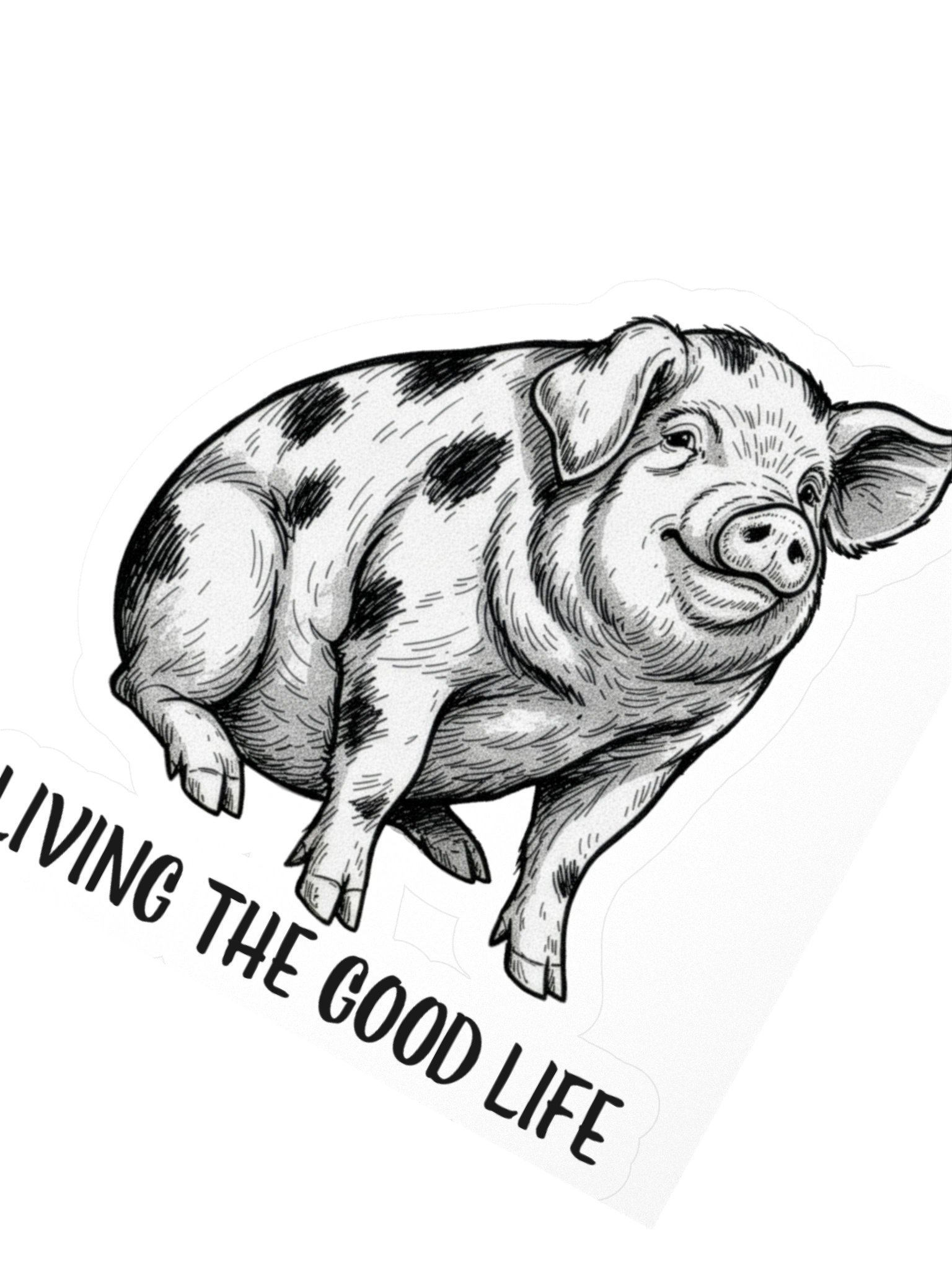 Living the Good Life — GOS Vinyl Sticker product image (2)