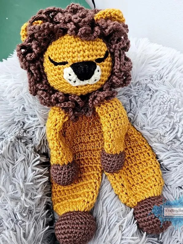 Crochet Lion Ragdoll Pattern – Kawaii Amigurumi Cuddler (PDF Pattern) product image (4)