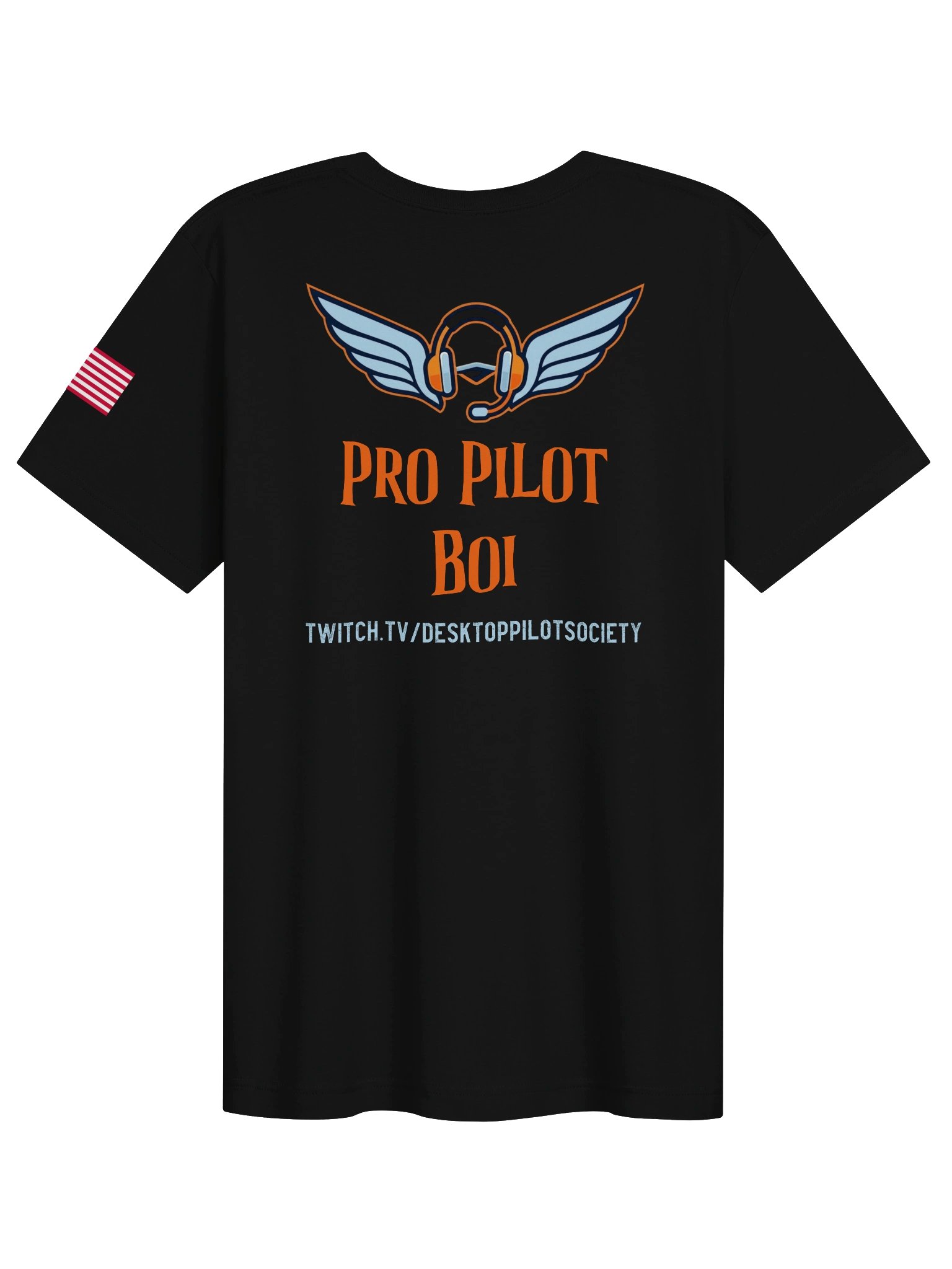 Winged Headset Logo Tee product image (1)