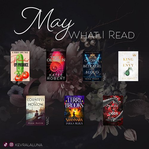 May was a little slower of a month for me reading-wise. Got stuck in a bit of a slump due to a breakup and having to really f...