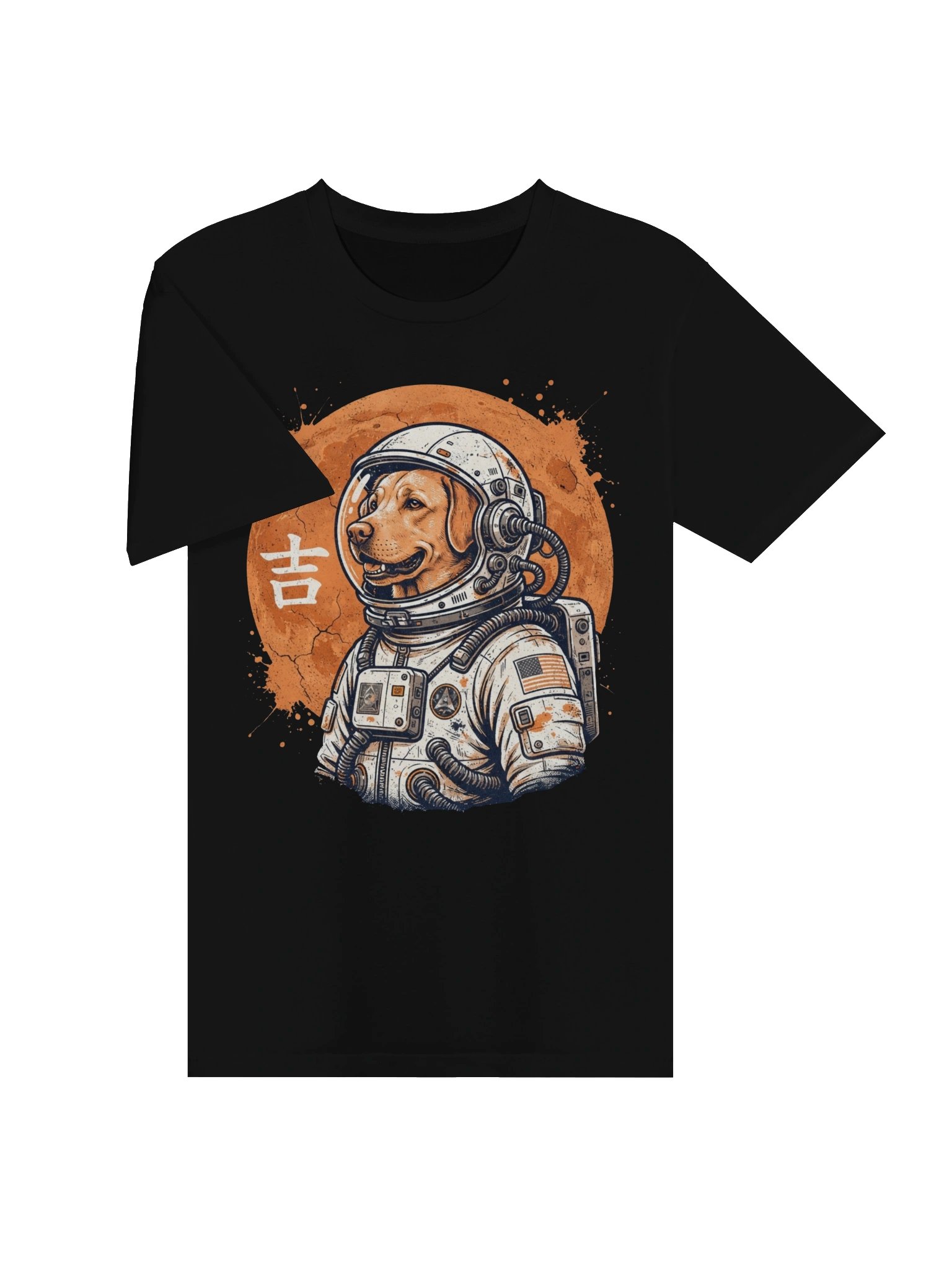 Vintage Space Dog Astronaut Graphic T-Shirt product image (4)