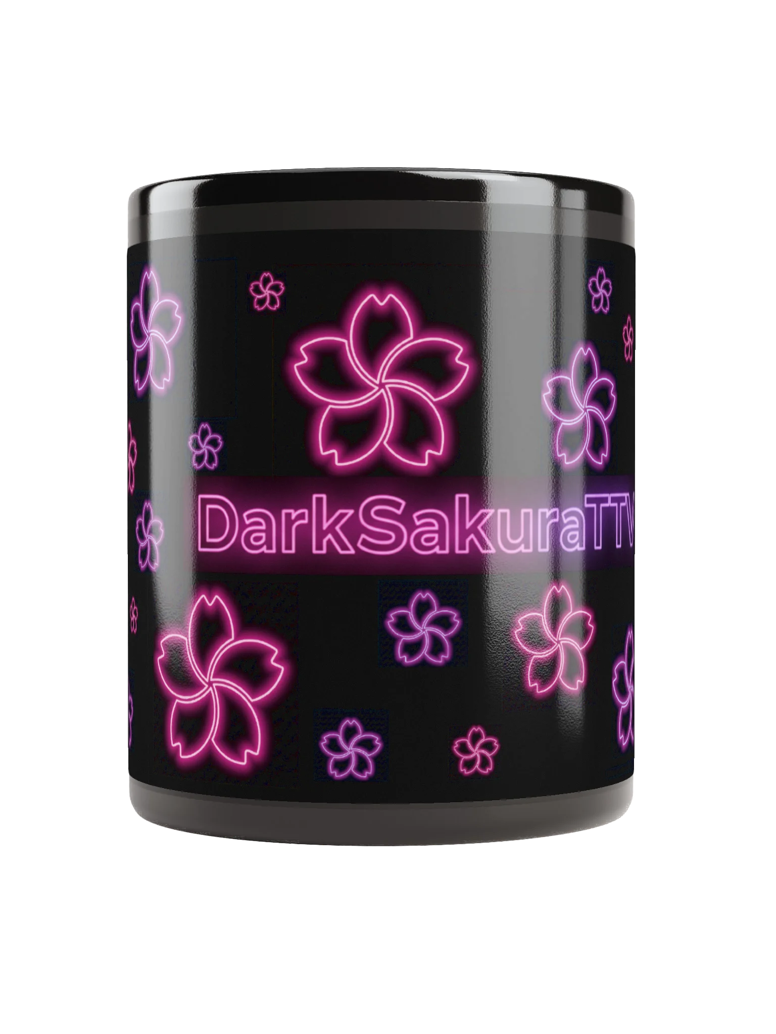 Neon Sakura Black Mug product image (10)