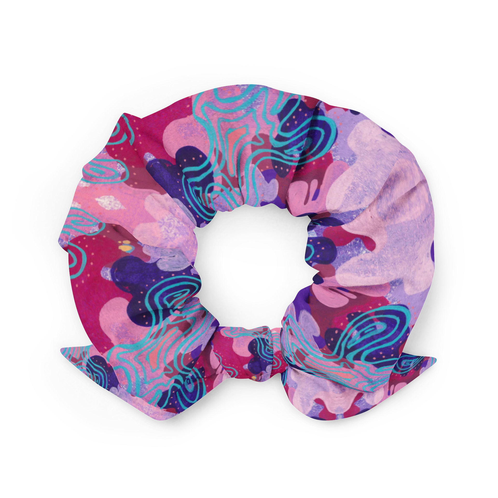 Purple Blobs Scrunchie product image (2)